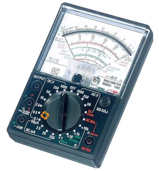 Kyoritsu 1109 Analog Multimeter with Mirrored Scale