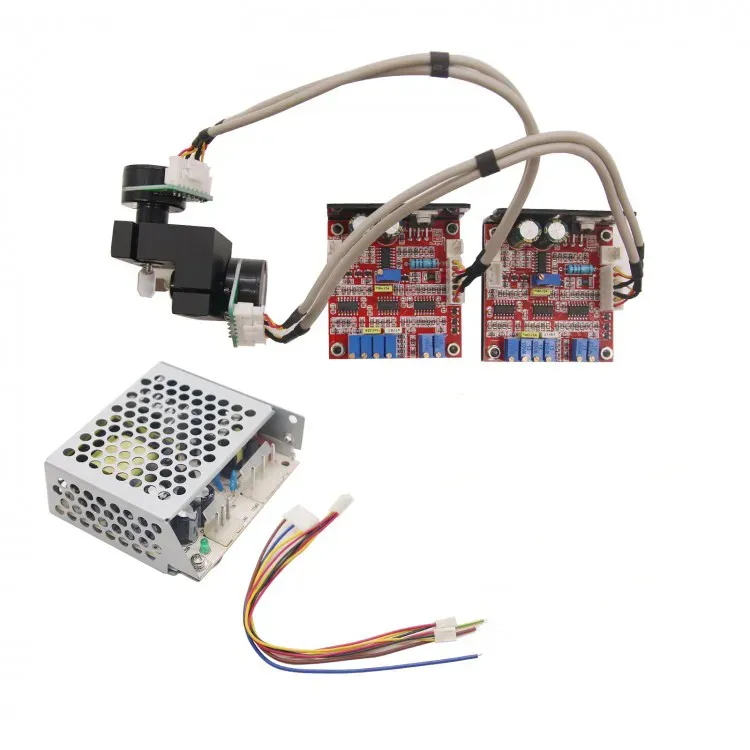 Analog DC XY Laser Scanner Galvanometer 20KPPS with Power Supply