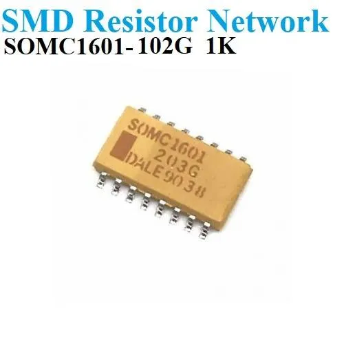 SOMC1601-102G 1kΩ Resistor Network SMD x15 Bussed