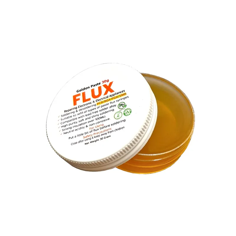 Golden Soldering Paste Flux 30g in Plastic Can (Rosin-Based)