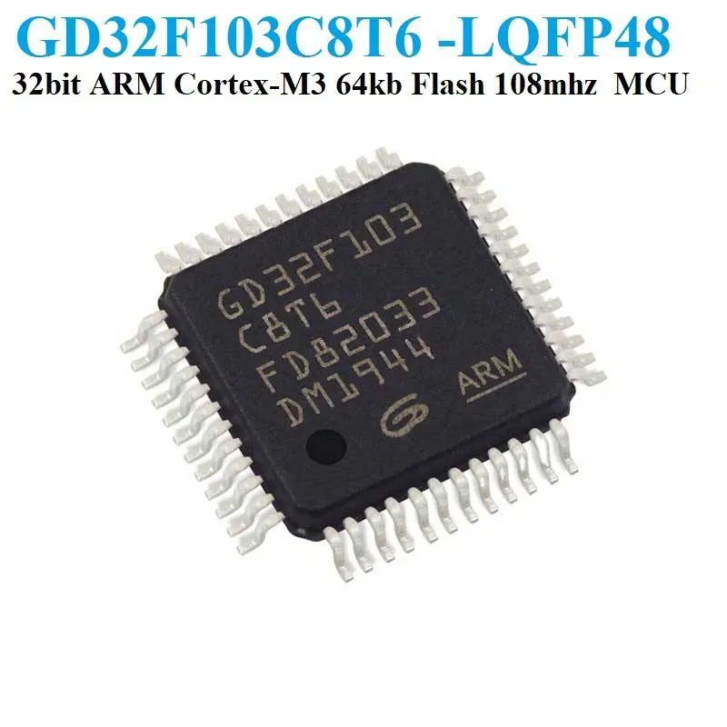 GD32F103C8T6 ARM Cortex-M3 Microcontroller LQFP48