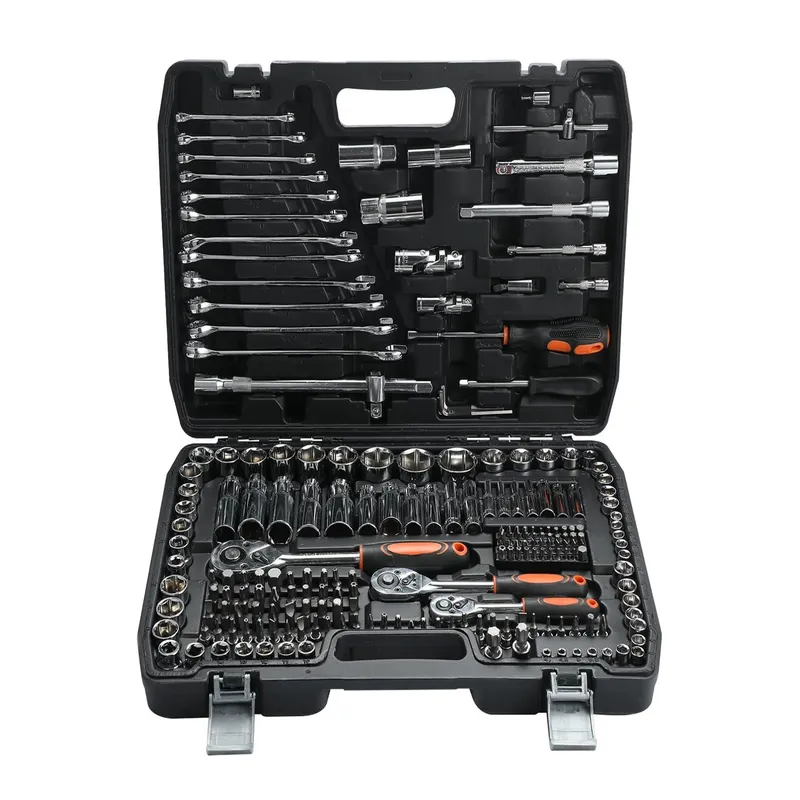 216-Piece Ratchet Socket Set CR-V 1/4, 3/8, 1/2 inch Drive