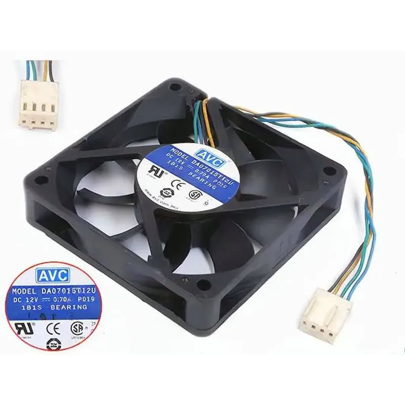 AVC DA07015T12U-P019 DC Fan 12V 0.7A 70x70x15mm (Used Like New)