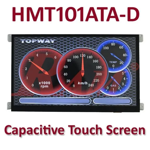 وحدة شاشة TFT ذكية مقاس 10.1 بوصة HMT101ATA-D بدون إطار من TOPWAY