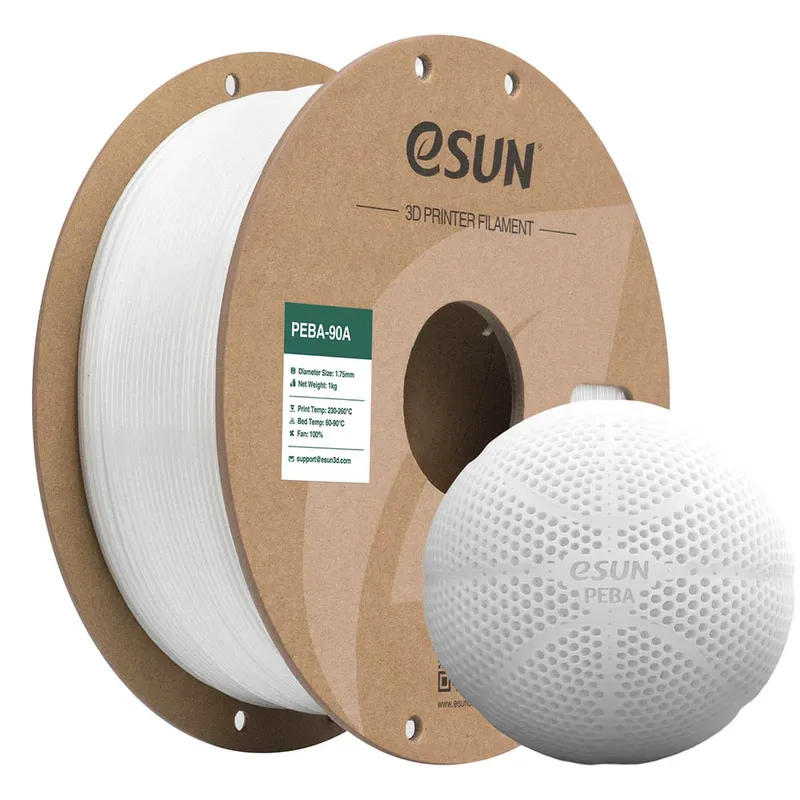 eSUN PLA+ Filament 1.75mm 1kg - White