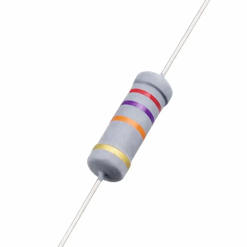 Carbon Resistor 27kΩ 2W Through Hole