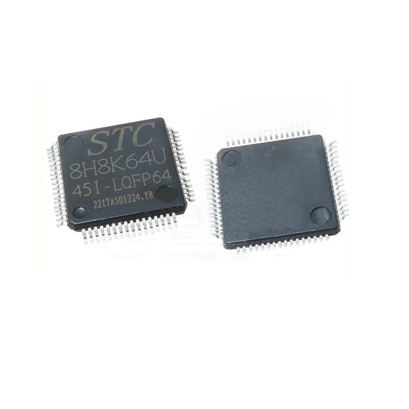 STC8H8K64U-45I-LQFP64 8051 MCU, 64 KB Flash, LQFP-64