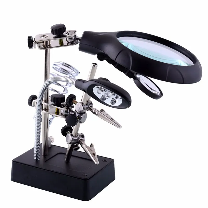 MG16129-C Welding Magnifier 5 LED 3-in-1 Clip Magnifier