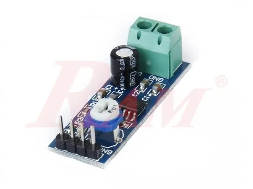 LM386 Audio Amplifier Module 200x Gain with 10K Volume Potentiometer