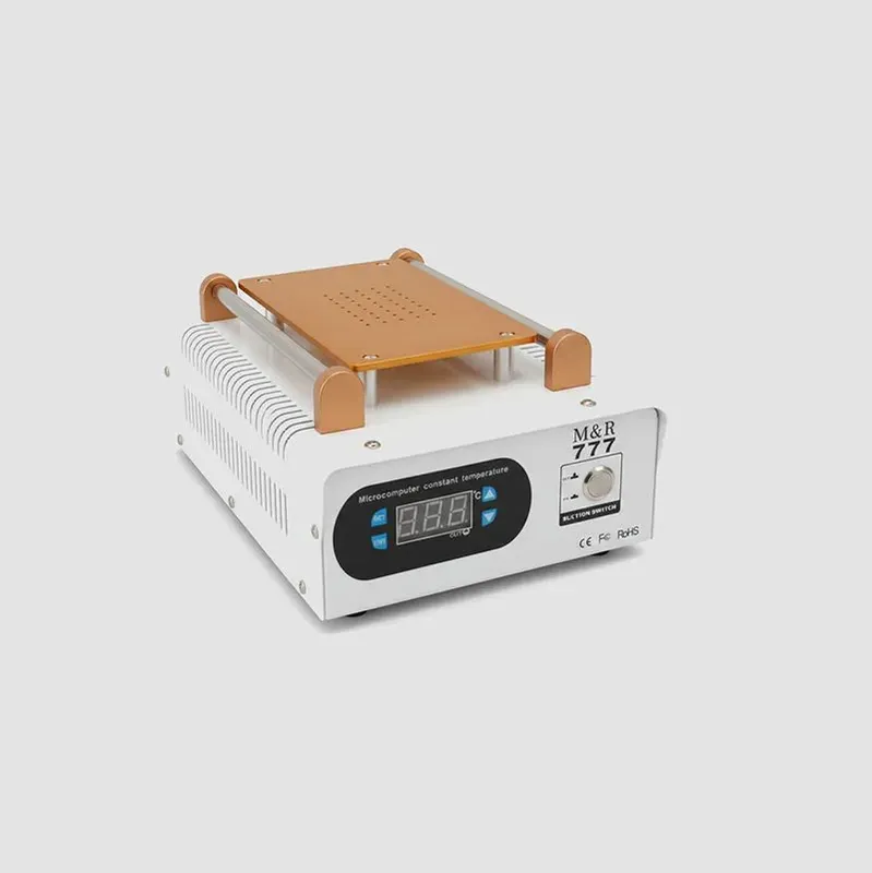 M&R 777 Dual Air Pump Screen Separator Machine with Heating Plate