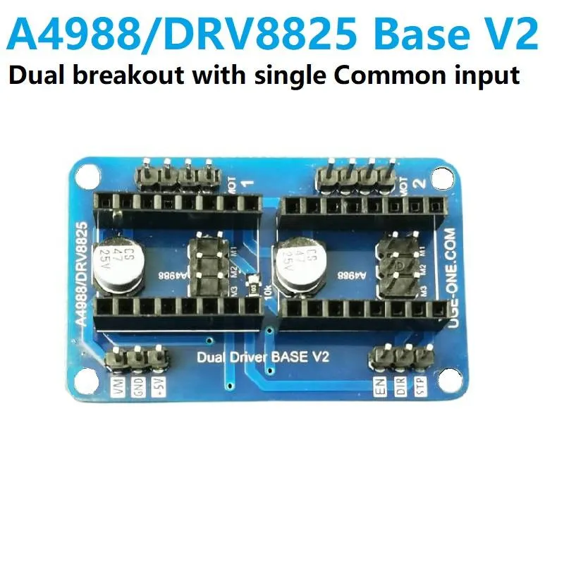 Tiny A4988/DRV8825 Stepper Motor Driver Breakout Module