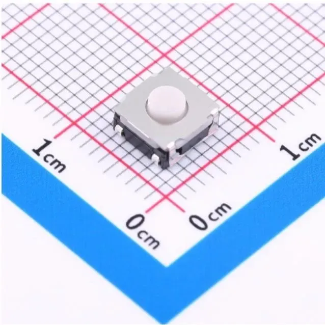 مفتاح لمسي SMD بالطراز TS-G004186 بـ4 أطراف ومقاس 6.2×6.2×3.8 مم