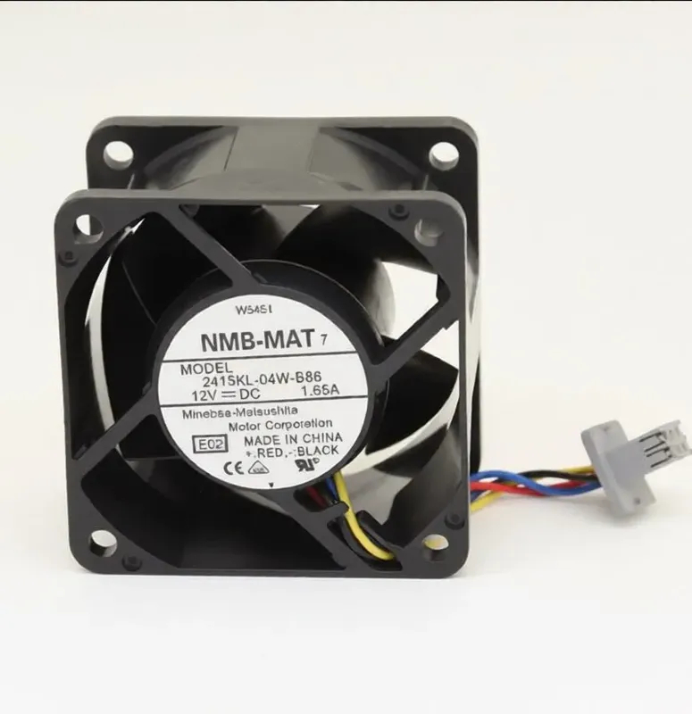 NMB 2415KL-04W-B86 DC Fan 12V 1.65A 60x60x38mm