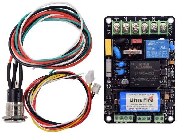 UPS Power Failure Detection and Shutdown Module with 2200mAh Battery