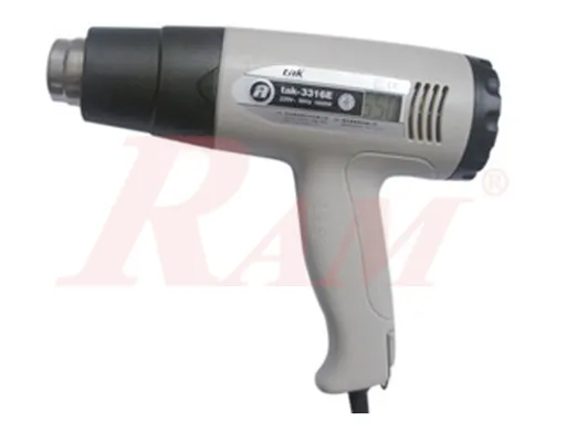 TAK3316E Heat Gun Hot Air Blower 60-600°C with Digital LCD