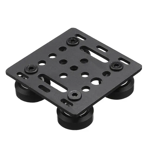 V-Slot Gantry Plate with 4 Wheels and Eccentric Nuts