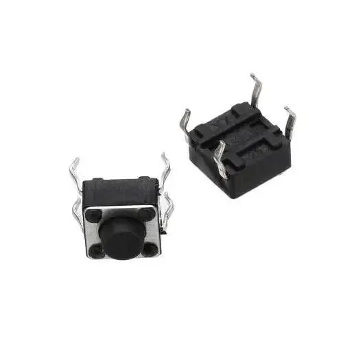 Mini 4-Pin Tactile Push Button 6x6x4.3mm (PCB Mount)