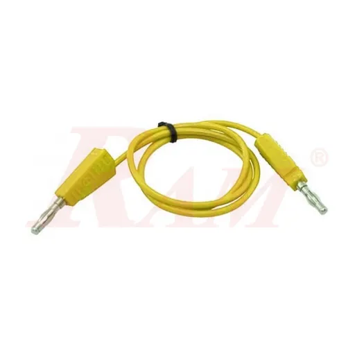 4 mm Banana to Banana Test Cable 1 m - Yellow (AD38/AD38)