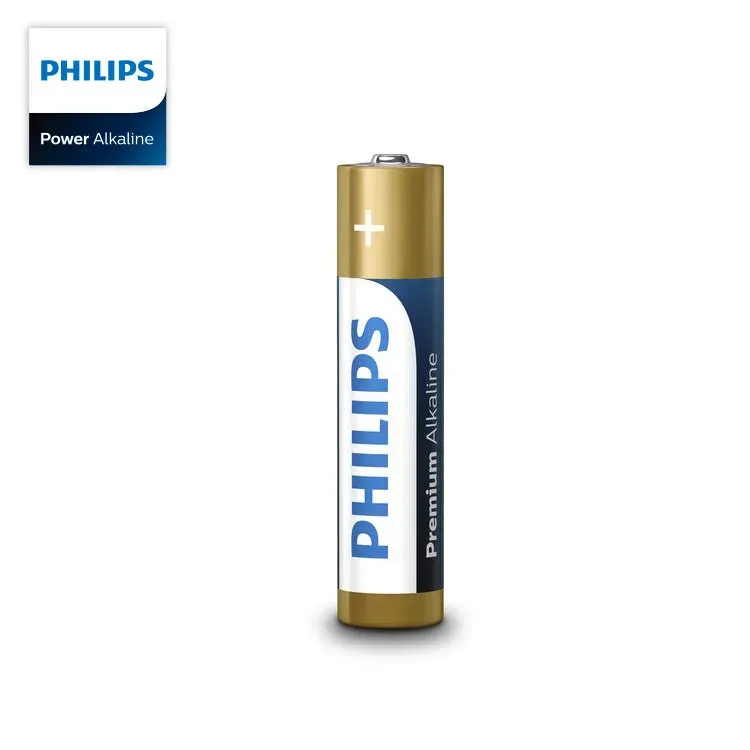 PHILIPS Premium Alkaline Battery LR03M2B/97 1.5V AAA (2 Pack)