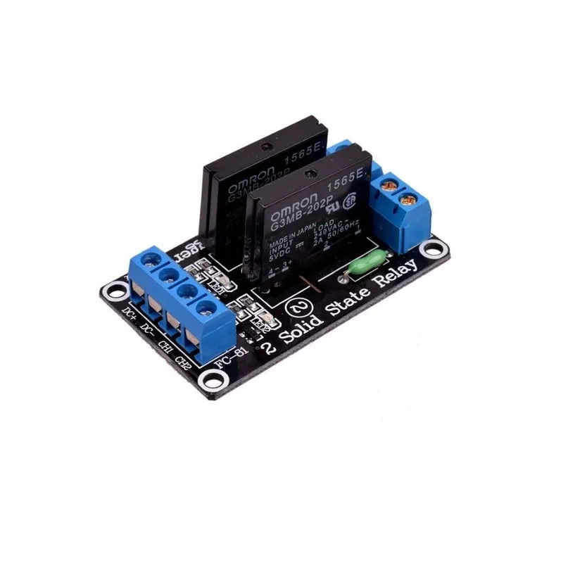 G3MB-202P 2-Channel SSR Relay Module 5V 2A 240VAC