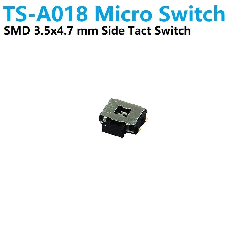 SMD Micro Push Button Switch TS-A018, 3.5x4.7mm, 4-Pin