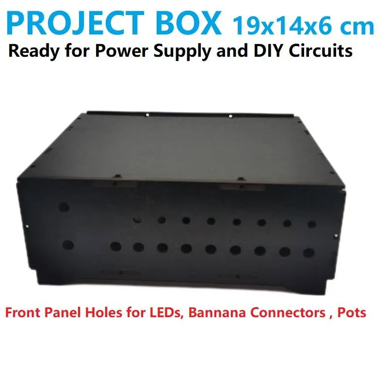 صندوق مشروع MDF مقطوع بالليزر 19×14×6 سم