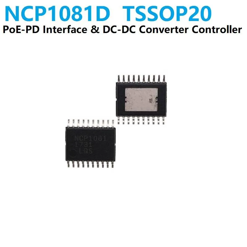 NCP1081 High Power PoE-PD Interface & DC-DC Controller, TSSOP-20