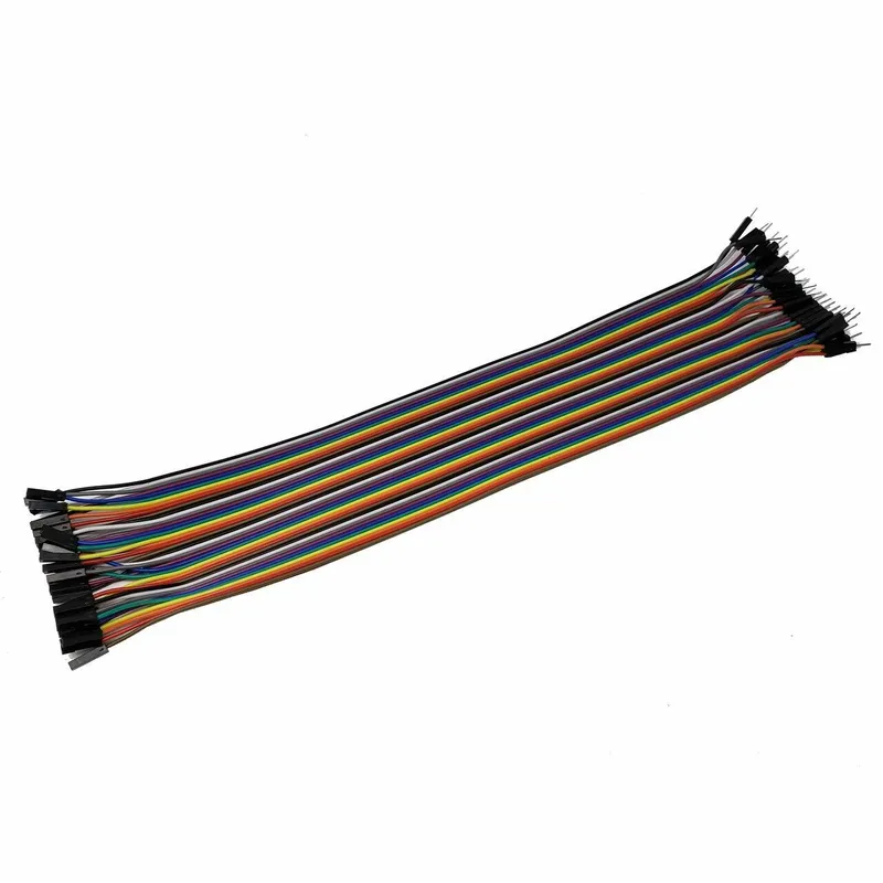 40-Pin Female to Male Dupont Jumper Wire Ribbon Cable 20cm