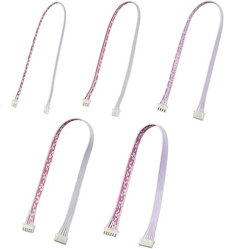 JST-XH 4-Pin Double-Ended Cable, White, 2.5 mm Pitch