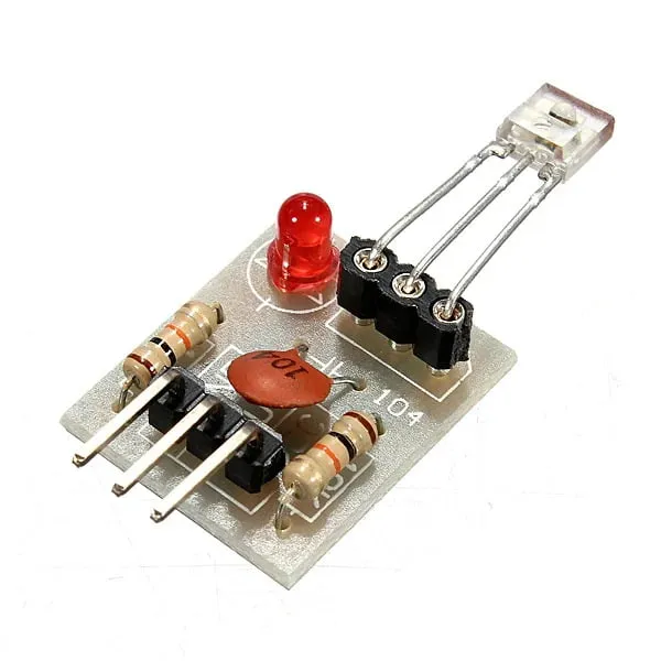 Non-Modulated Laser Receiver Sensor Module, 5 V DC, High-Level Output