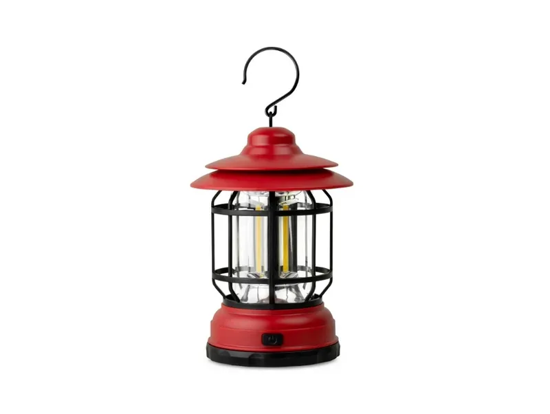Camelion S245 6W COB LED Lantern 260lm 3×AA Camping Light, Red