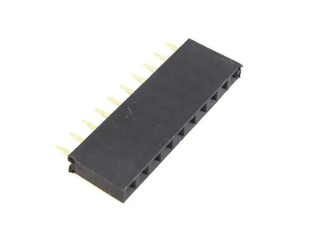 2.54mm 1x10 Female Single Row Header Strip