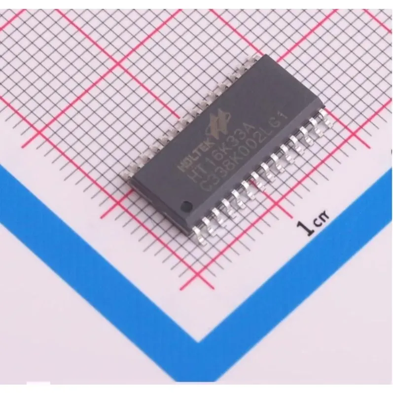 HT16K33A-28SOP LED Driver IC with Keyscan and I2C, SOP-28