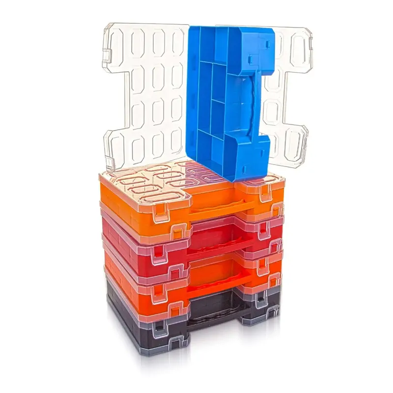 ASR-5033 Alpha Double Sided Organizer 22 Transparent Compartments