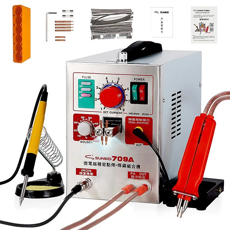 SUNKKO 709A Pulse Spot Welder 1.9kW Lithium Battery Welding Machine