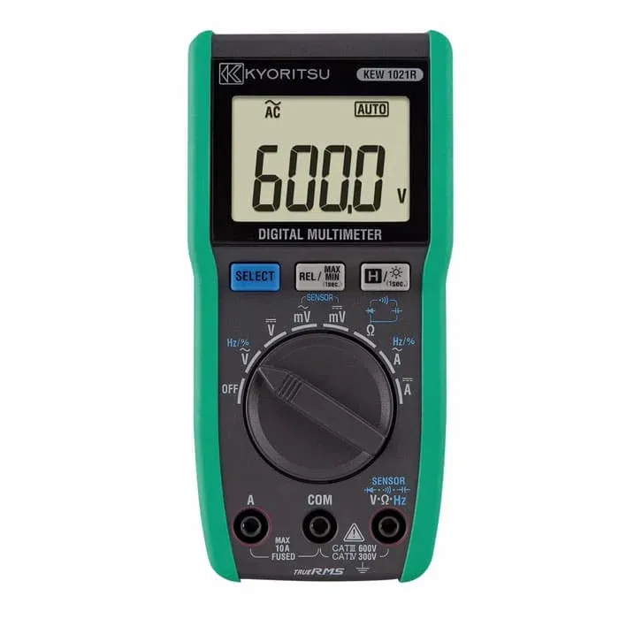 Kyoritsu KEW 1021R True RMS Digital Multimeter 6000 Count