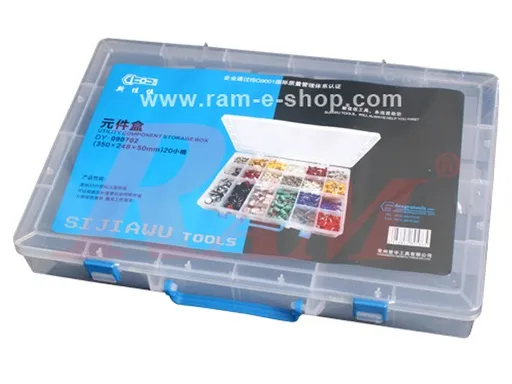 Plastic Fliptop Component Storage Box 350x248x50 mm (DY090702)