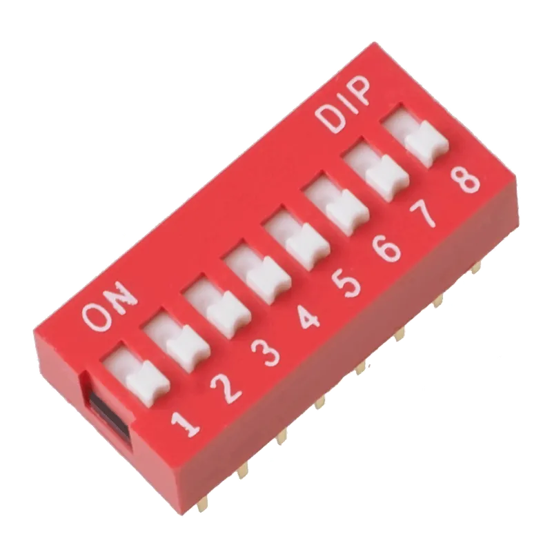 DIP Switch 8 Position (0.1 in Pitch)