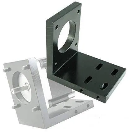 NEMA 23 Right-Angle Stepper Motor Bracket, Stainless Steel (57 Series)