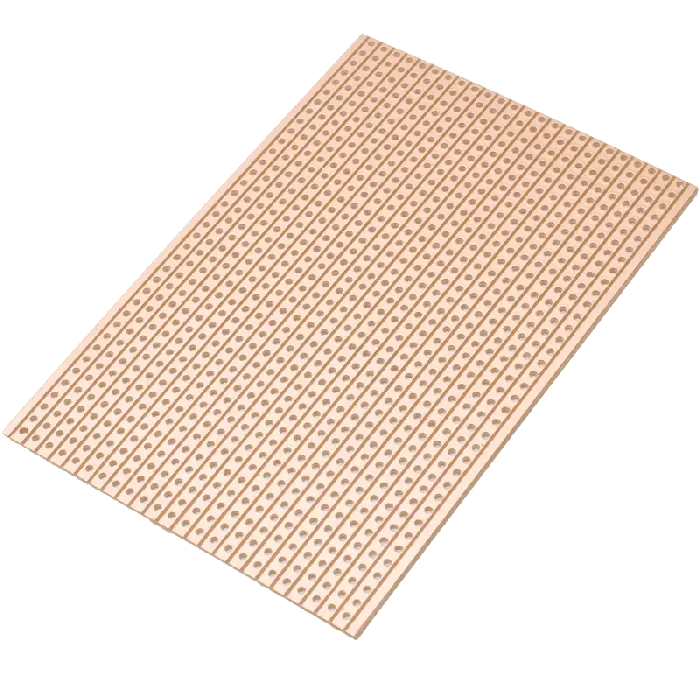 90x145mm Single-Sided Stripboard (Veroboard), 2.54mm Pitch
