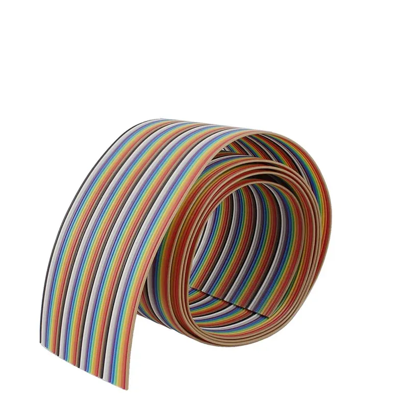 Multicolor Flat Ribbon Cable 60-Wire 1mm Pitch 1 Meter