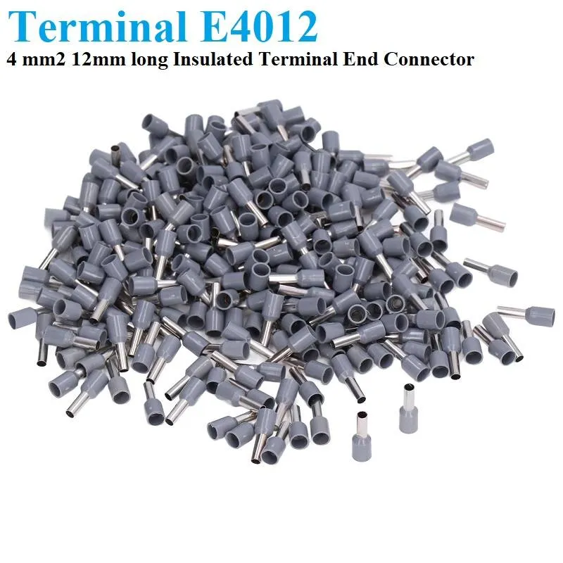 E4012 Insulated Cord End Wire Terminal AWG 22-10 Tin-Plated