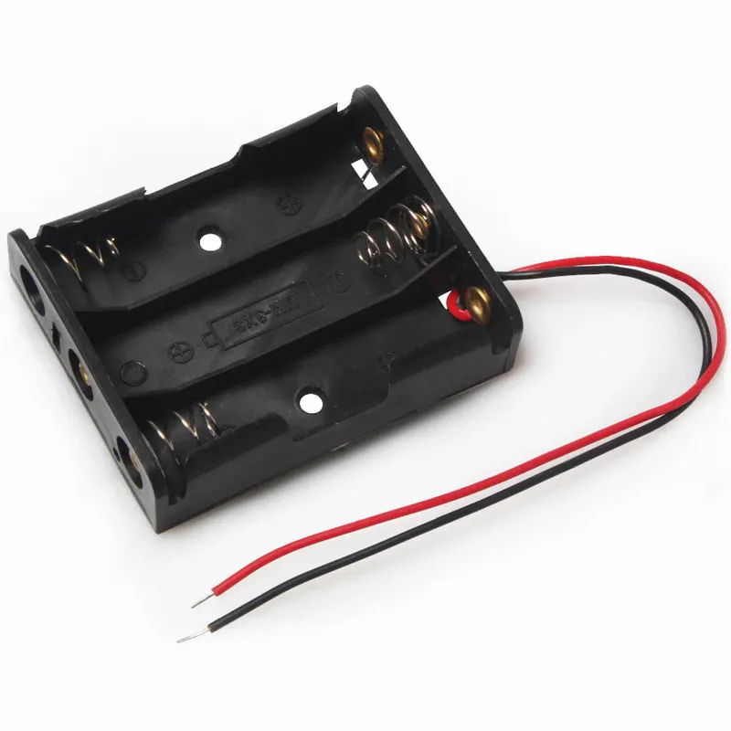 3-Slot AA Battery Holder 4.5V