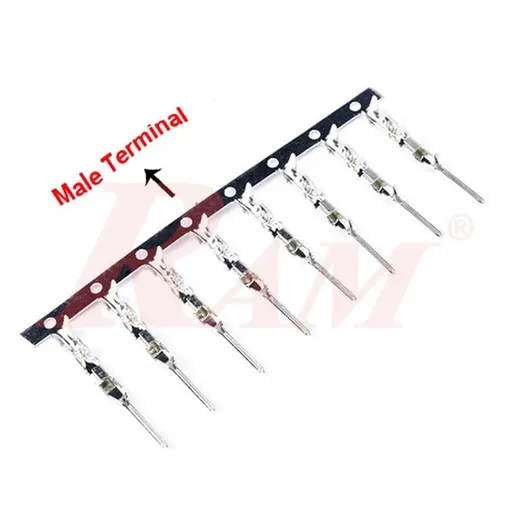 Dupont Male Crimp Terminal 2.54mm (Pack of 100)