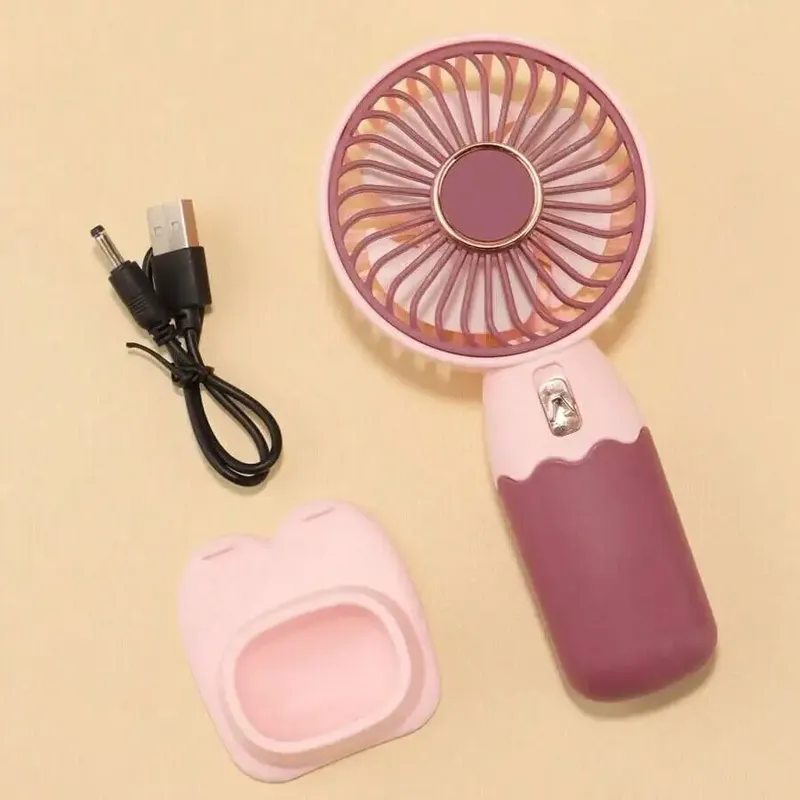 Handheld Rechargeable Mini Fan Model 121 USB Battery Powered