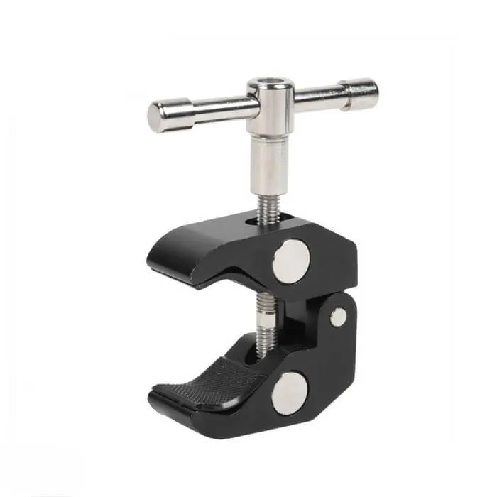 Super Clamp with 1/4 and 3/8 inch Threaded Hole, 4kg Load