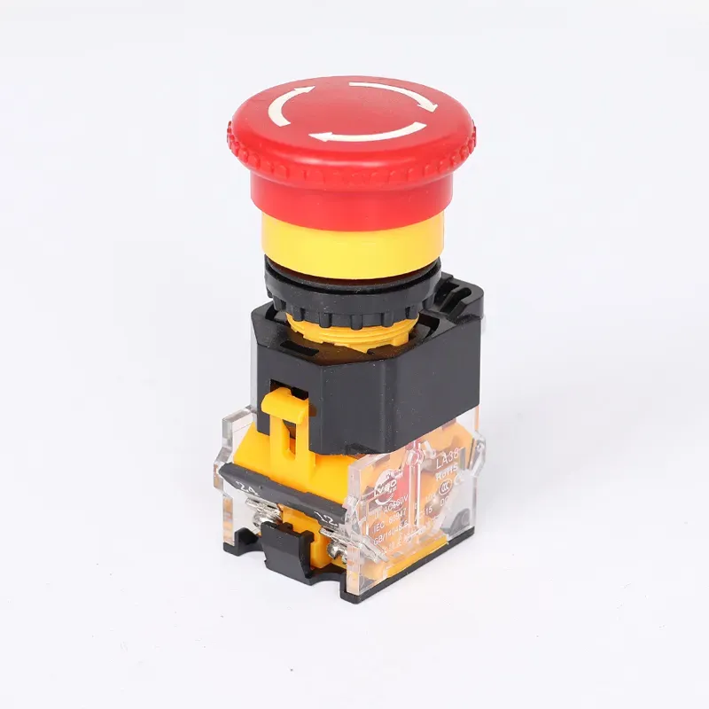 LA38 Red Mushroom Emergency Stop Push Switch Self-Locking