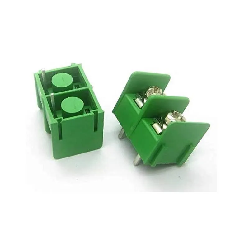 KF8500 Green 2-Pin 7.62mm Pitch Screw Terminal Block