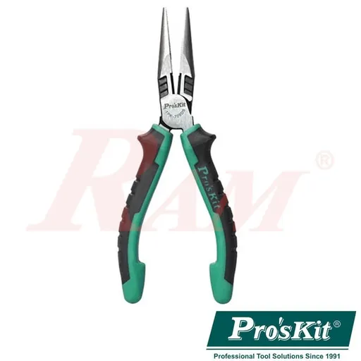 Pro'sKit 1PK-709DS Dual Color Long Nose Plier 166 mm