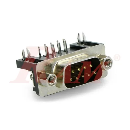 DB9 Male D-Sub Right Angle PCB Connector (DB6)